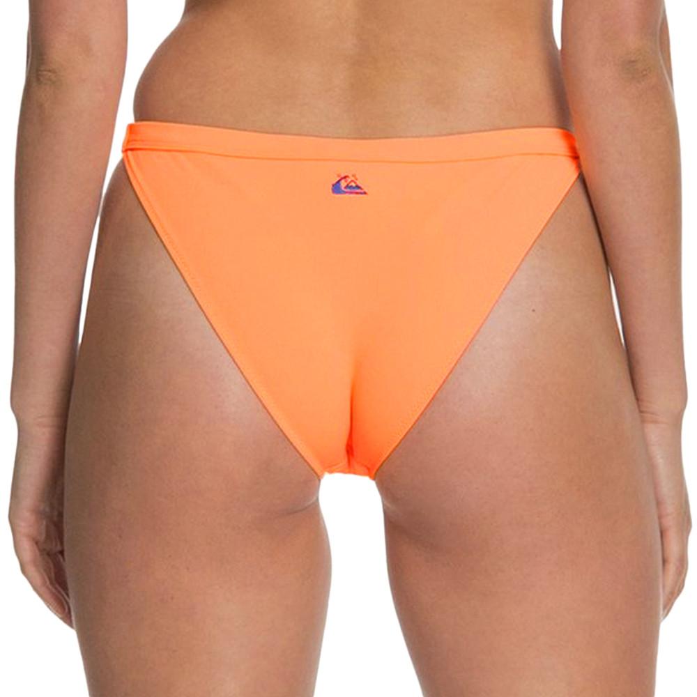 Bas De Bikini Orange Fluo Femme Quiksilver Womens Espace Des Marques