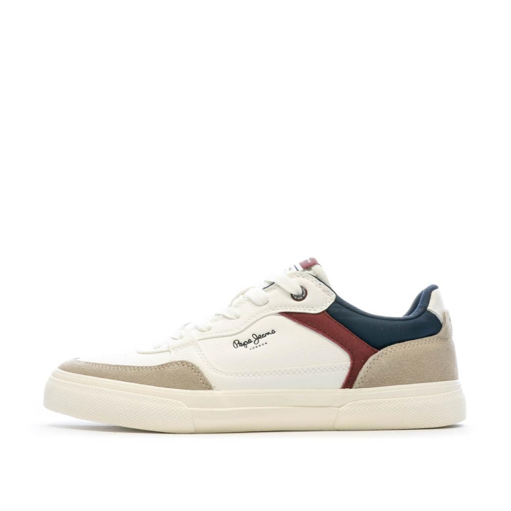 Baskets Blanches Homme Pepe Jeans Kenton Masterlow Espace Des Marques