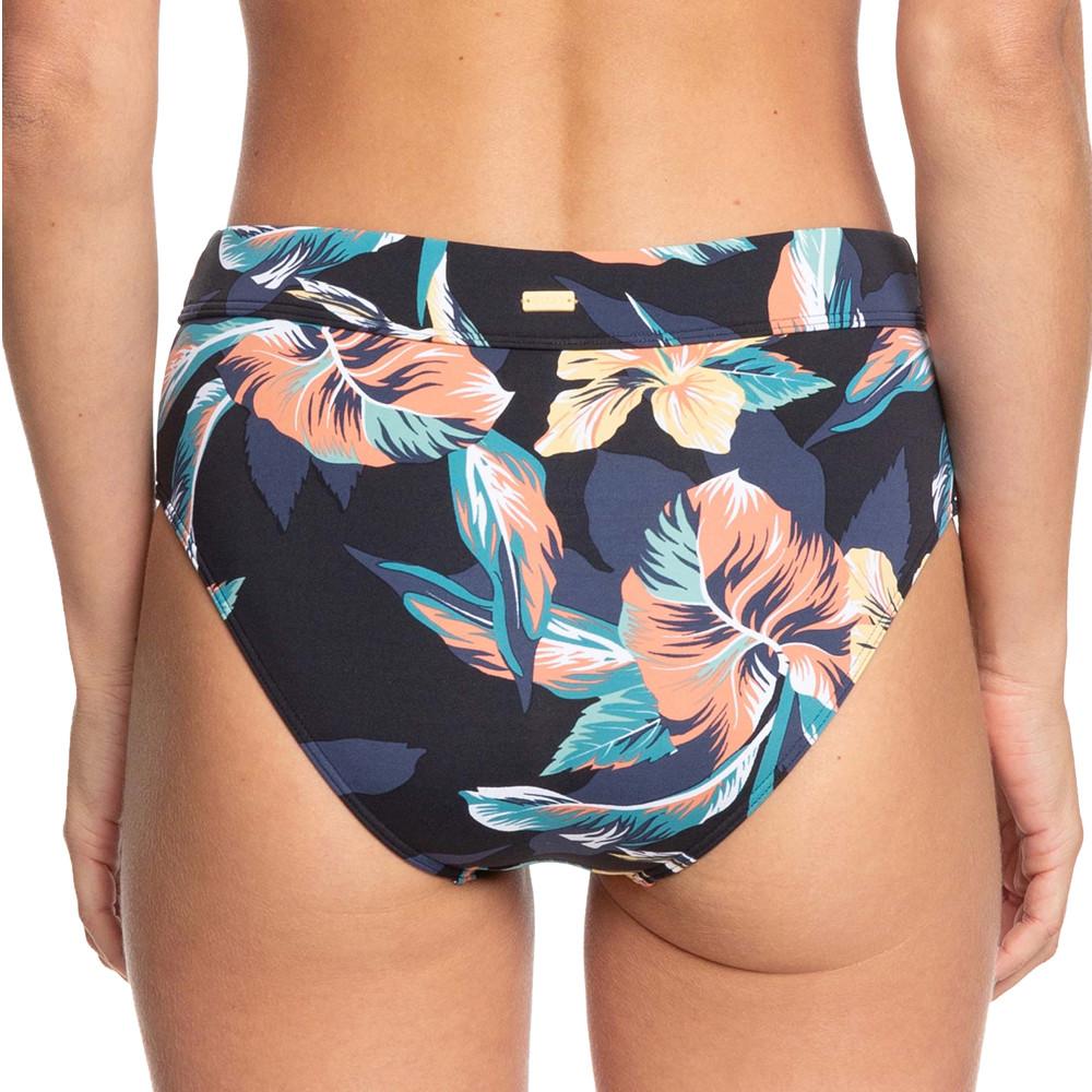 Bas De Bikini Noir Fleur Femme Roxy Printed Beach Classics Espace Des