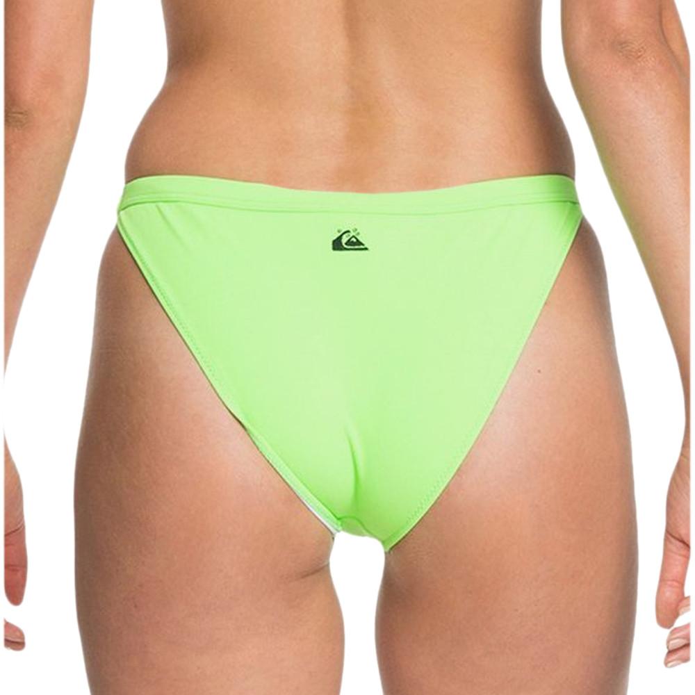 Bas De Bikini Vert Fluo Femme Quiksilver Womens Espace Des Marques