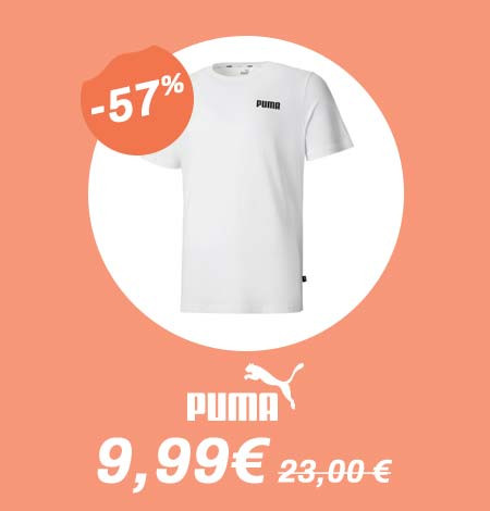Soldes : t-shirt puma à -57%