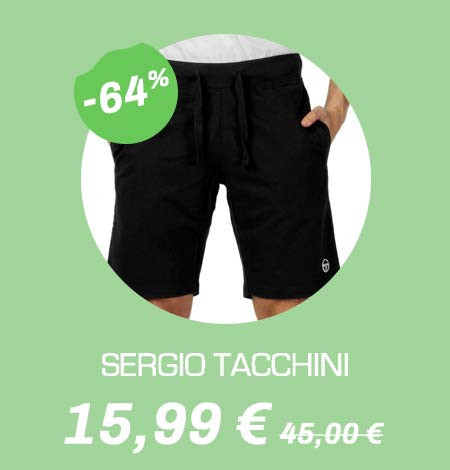 Soldes : short Sergio Tacchini à -64%
