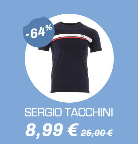 Soldes : t-shirt Sergio Tacchini -64%