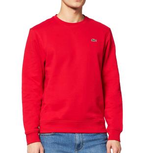 Sweat Rouge Homme Lacoste SH1505 pas cher