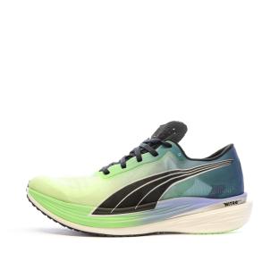 Chaussures de running Jaune/Bleu Homme Puma Deviate Nitro pas cher