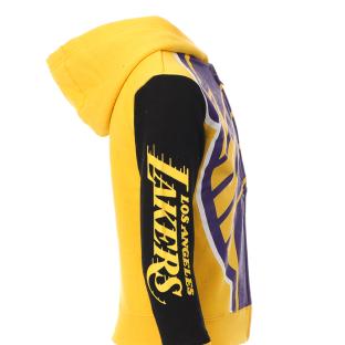 Sweat Zippé Jaune/Violet Garçon NBA Los Angeles Lakers vue 3