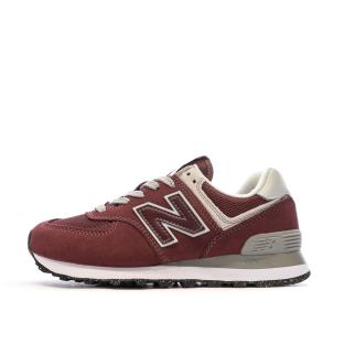 Baskets Bordeaux Femme New Balance 574 pas cher