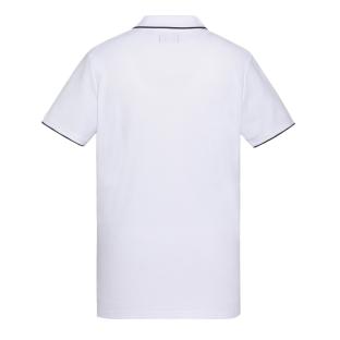 Polo Blanc Homme Schott PAUL vue 2