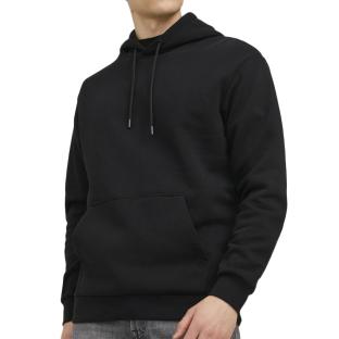 Sweat à Capuche Noir Homme JACK & JONES 12249340 pas cher