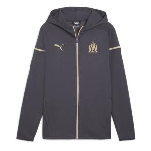 OM Vestes de Foot Gris Homme Puma 771940 pas cher