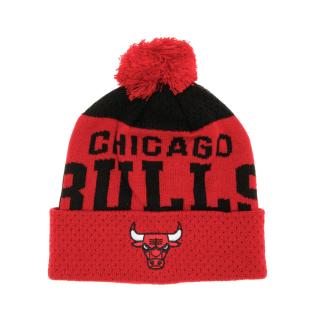 Chicago Bulls Bonnet Rouge/Noir Garçon NBA Collegiate pas cher