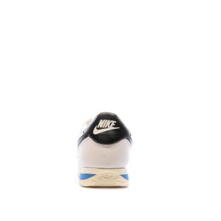 Baskets Blanches/Noires Homme Nike Cortez Leather vue 3