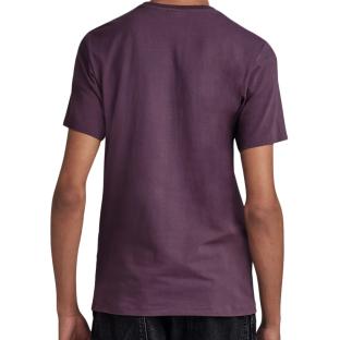 T-shirt Violet Homme G-Star Raw D19070 vue 2