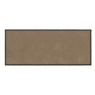 Tapis Uni Marron Luance 50x120cm Anna pas cher