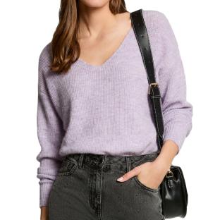 Pull Mauve Femme Morgan MUCHA pas cher