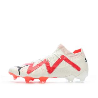 Chaussures de foot Blanc/Rose Homme Puma Future Ultimate FG pas cher