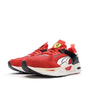 Baskets Rouge Homme Puma Ferrari Blaze Rosso Corsa vue 6