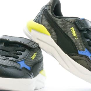 Baskets Noires Garçon Puma Speed Lite vue 7