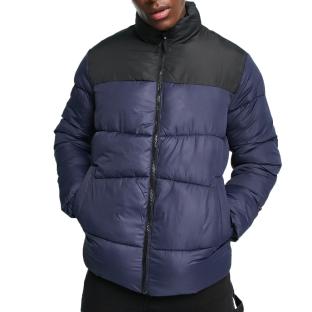 Doudoune Marine Homme Jack & Jones Puffer Collar pas cher