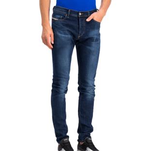 Jean Slim Bleu Délavé Homme Diesel Tepphar pas cher