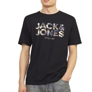 T-shirt Noir Homme Jack & Jones James pas cher