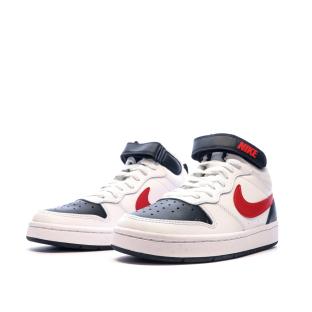 Baskets Blanche/Rouge Garçon Nike Court Borough Mid 2 vue 6