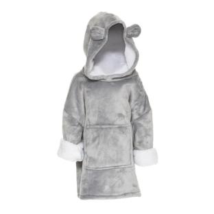 Sweat Plaid Gris Enfant Atmosphera Ours 3-10 Ans vue 2