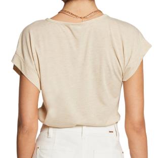 T-shirt Beige Femme Morgan DINAMI vue 2