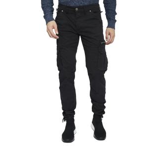 Pantalon Cargo Noir Homme Paname Brothers Jokair pas cher