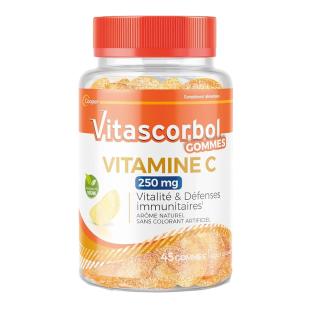 X45 Gommes Vitascorbol Vitamine C 250mg pas cher