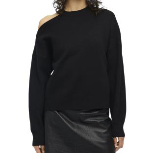 Pull Noir Femme Object Gunvor pas cher