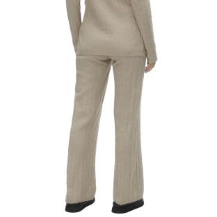 Pantalon de Grossesse Beige Femme Mamalicious Lana vue 2