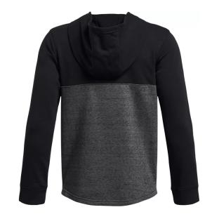 Sweat Noir/Gris Garçon Under Armour Rival Terry vue 2