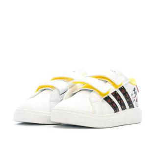 Baskets Blanches Enfant Adidas Grand Court Mickey vue 6