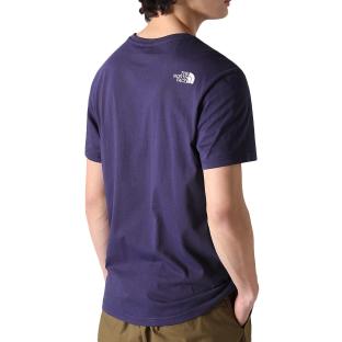 T-shirt Violet Homme The North Face Simple Dome vue 2