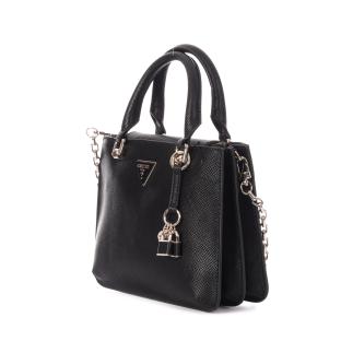 Sac à Bandoulière Noir Femme Guess Nelka vue 3