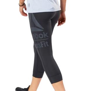 Legging Noir Femme Reebok Lux vue 2