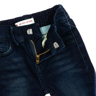 Jeans Skinny Bleu foncé Bébé Levis Knit Pull On vue 3