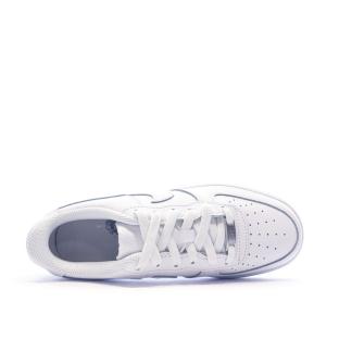 Baskets Blanches Garçon/Fille Nike Air Force 1 vue 4