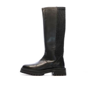 Bottes Noires Femme Geox Iridea pas cher