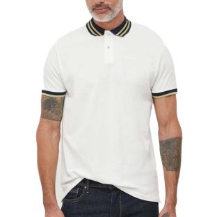 Polo Blanc Homme Pepe jeans Larry pas cher