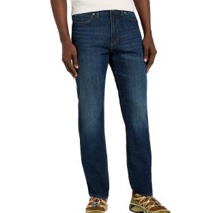 Jean Slim Fit Bleu Foncé Homme Lee Andover vue 2