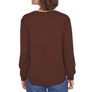 Pull Marron Femme Vila Tructia vue 2