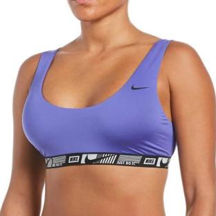 Haut de maillot de bain Violet Femme Nike Banded Bottom pas cher