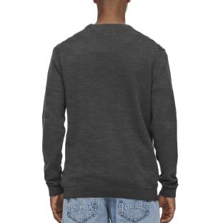 Pull Gris Foncé Homme Only & Sons 12Solid vue 2