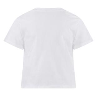 T-shirt Blanc Fille Teddy Smith Hazou vue 2