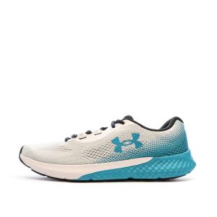 Chaussures de Running Blanc/Bleu Homme Under Armour Charged Rogue 4 pas cher