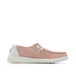 Chaussures Rose Femme Hey Dude Wendy Boho vue 2