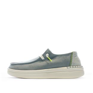 Chaussures Gris/Bleu Femme Hey Dude Wendy Rise pas cher