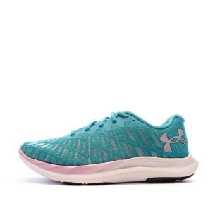 Chaussures de Running Turquoise/Rose Femme Under Armour Charged Breeze pas cher